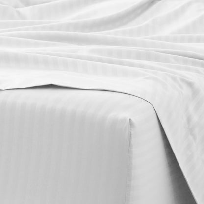 4-Piece Striped Embossed Sheet Set