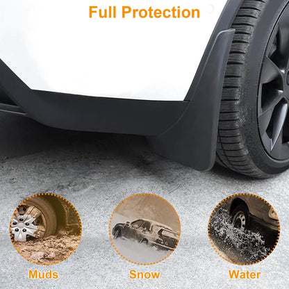 4-Piece: Universal Fit Car Mudguard Flaps