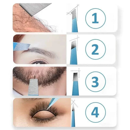 4-Pieces: High-Quality Eyebrow Tweezer