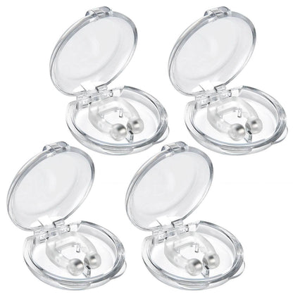 4-Pieces: Magnetic Nose Clip Anti Snoring Device