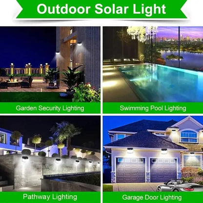 432 LED Solar Garden Wall Lights