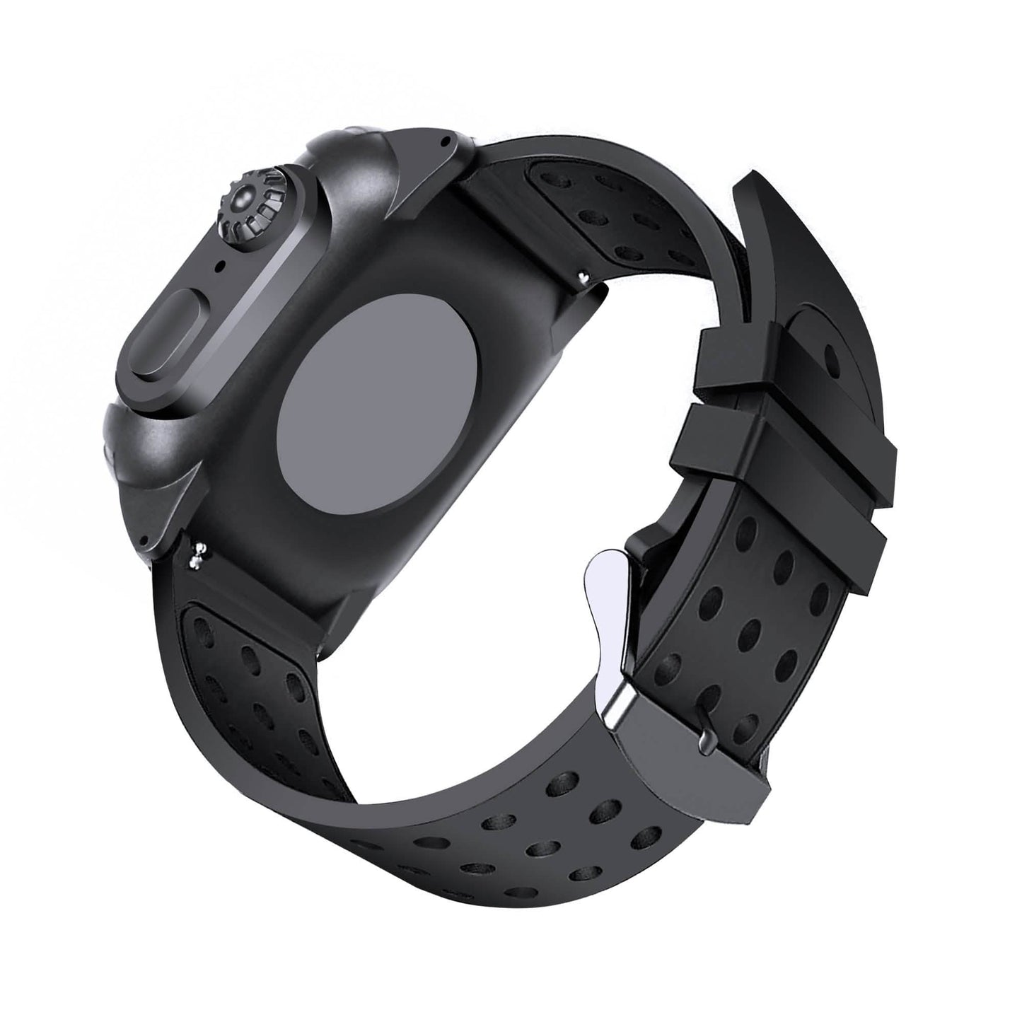 44 MM Full Cover Clear Case Screen Protector with Bands for Apple iWatch 4 and 5