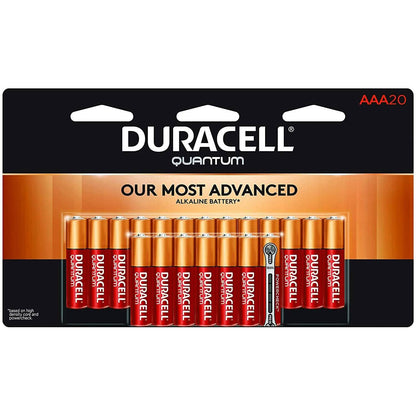 48-Pack: Duracell - Quantum AAA Alkaline Batteries
