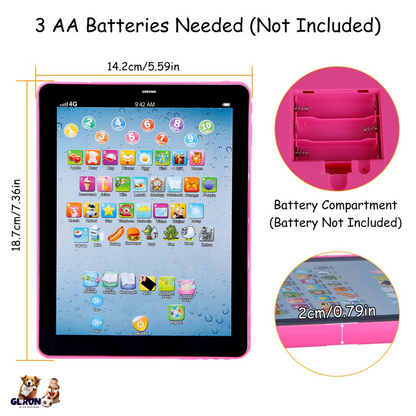 Baby Learning Tablet Educational Mini Pads Toys Touch Learn Toddler Tablet For ABC Numbers Words Gift For Boys Girls Aged 1-6 Year Old Kids