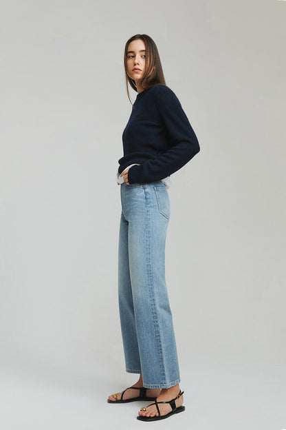 The Cityer Crop Wide Jeans HJ009