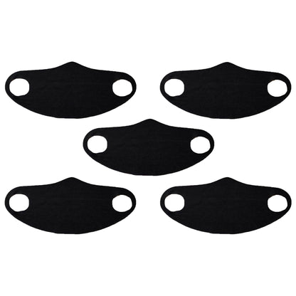 5-Pack: Men's & Women's Washable Reusable Stretch Fabric Seamless Face Mask