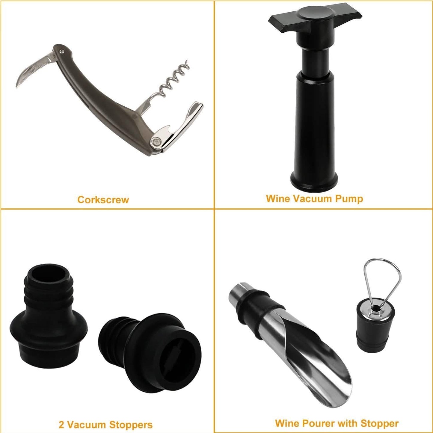 5-Pack: Wine Bottle Opener Set