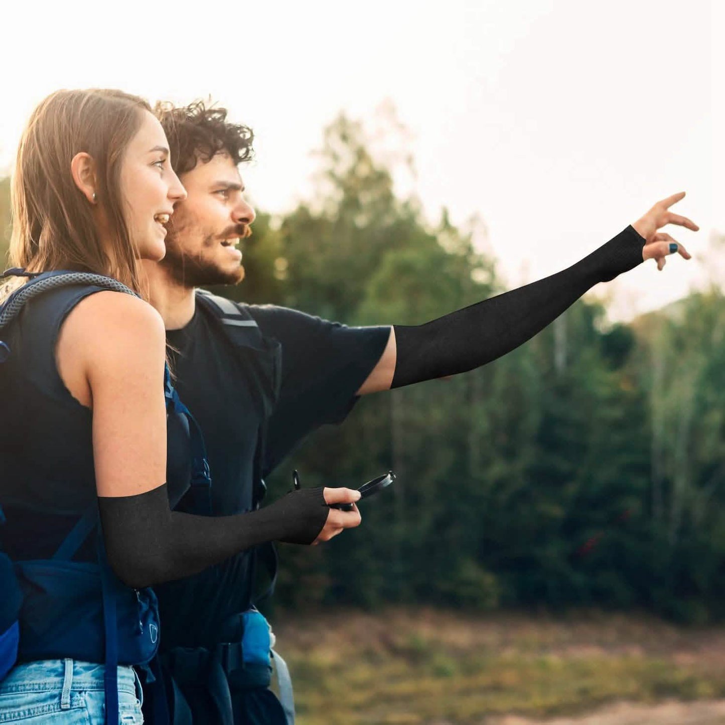 5-Pairs: Cooling Arm Sleeve Anti-UV Sun Protection