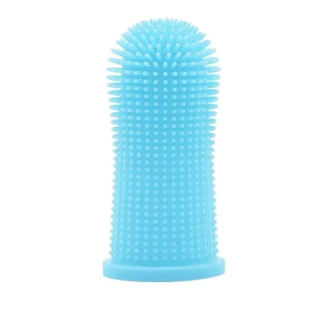 5-Pieces: Super Soft Pet Finger Toothbrush Teeth Cleaning Silicone Tooth Brush