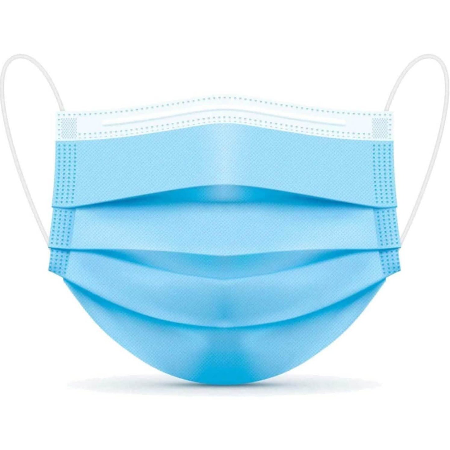 50-Pack or 100-Pack of 3 Layer Disposable Protective Face Masks