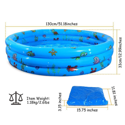 51x13" Inflatable Swimming Pool