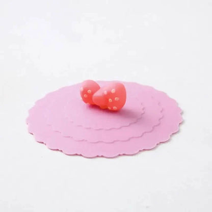 6-Pack: Leak-proof and Dustproof Silicone Cup Cover for Ceramic Tea Cups and Water Cups