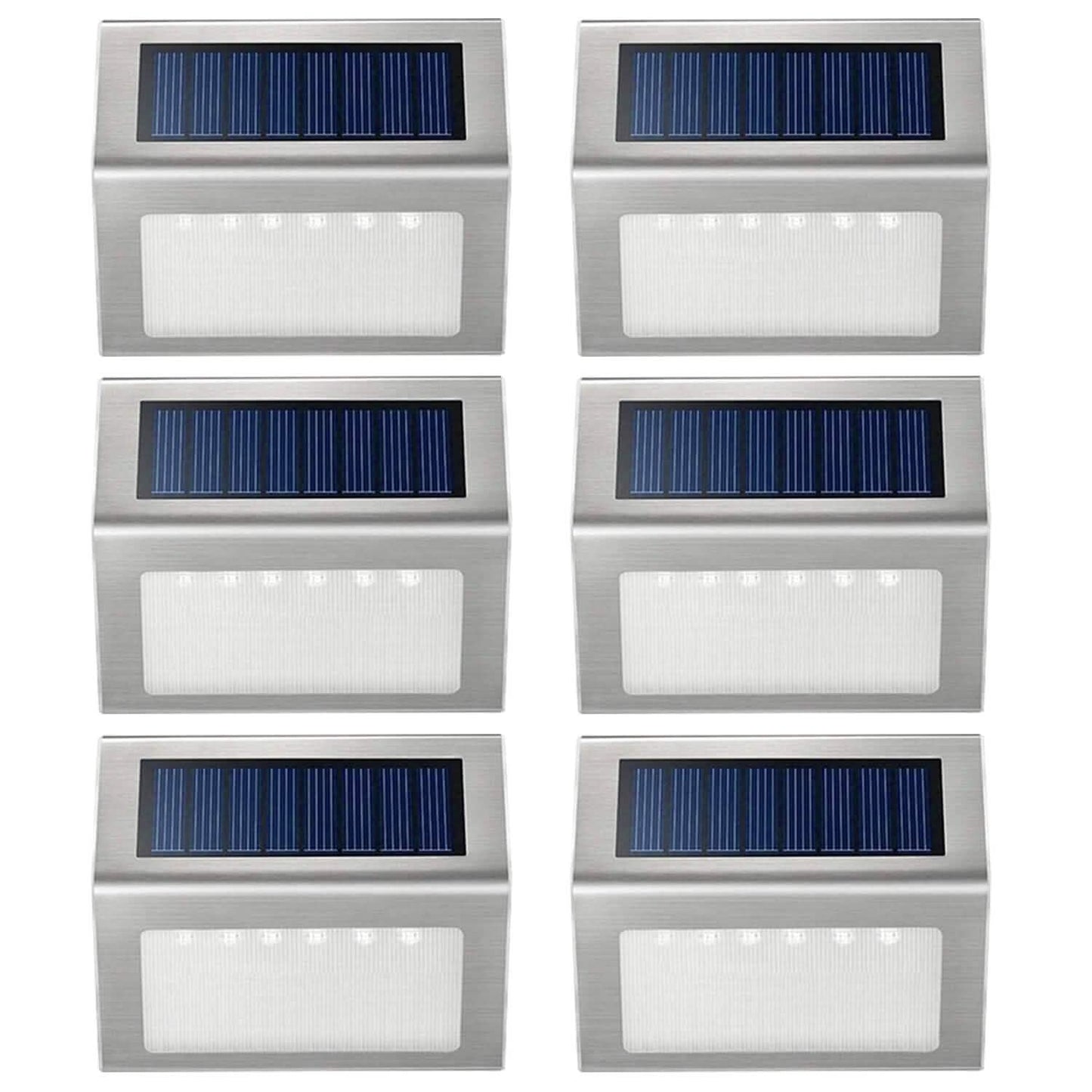 6-Pack: Solar Step Lights