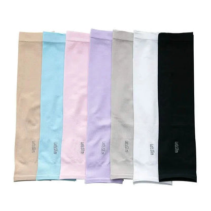 6-Pairs: Ice Silk UV Protection Arm Sleeves