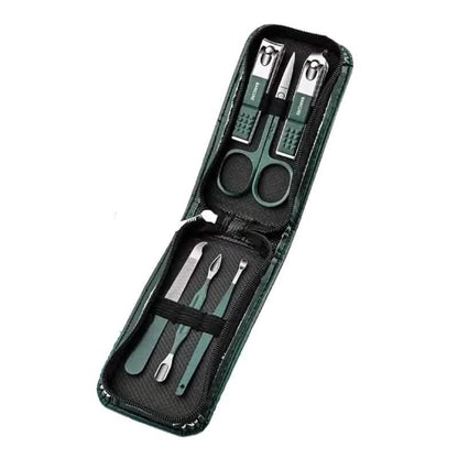 6-Piece: Nail Clipper Set with Zipper Travel Case