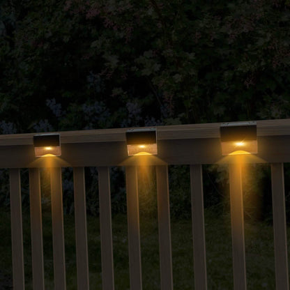 6-Piece: Solar Powered Acrylic Bubbles Decorative Deck Lights