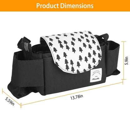 6-Pockets Baby Trolley Bag with Cup Holder