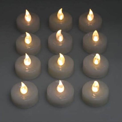 60-Piece: Warm White LED Light Wedding Party Flameless Candle