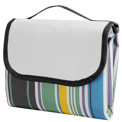60" x 78" Foldable Waterproof Picnic Blanket with Strap