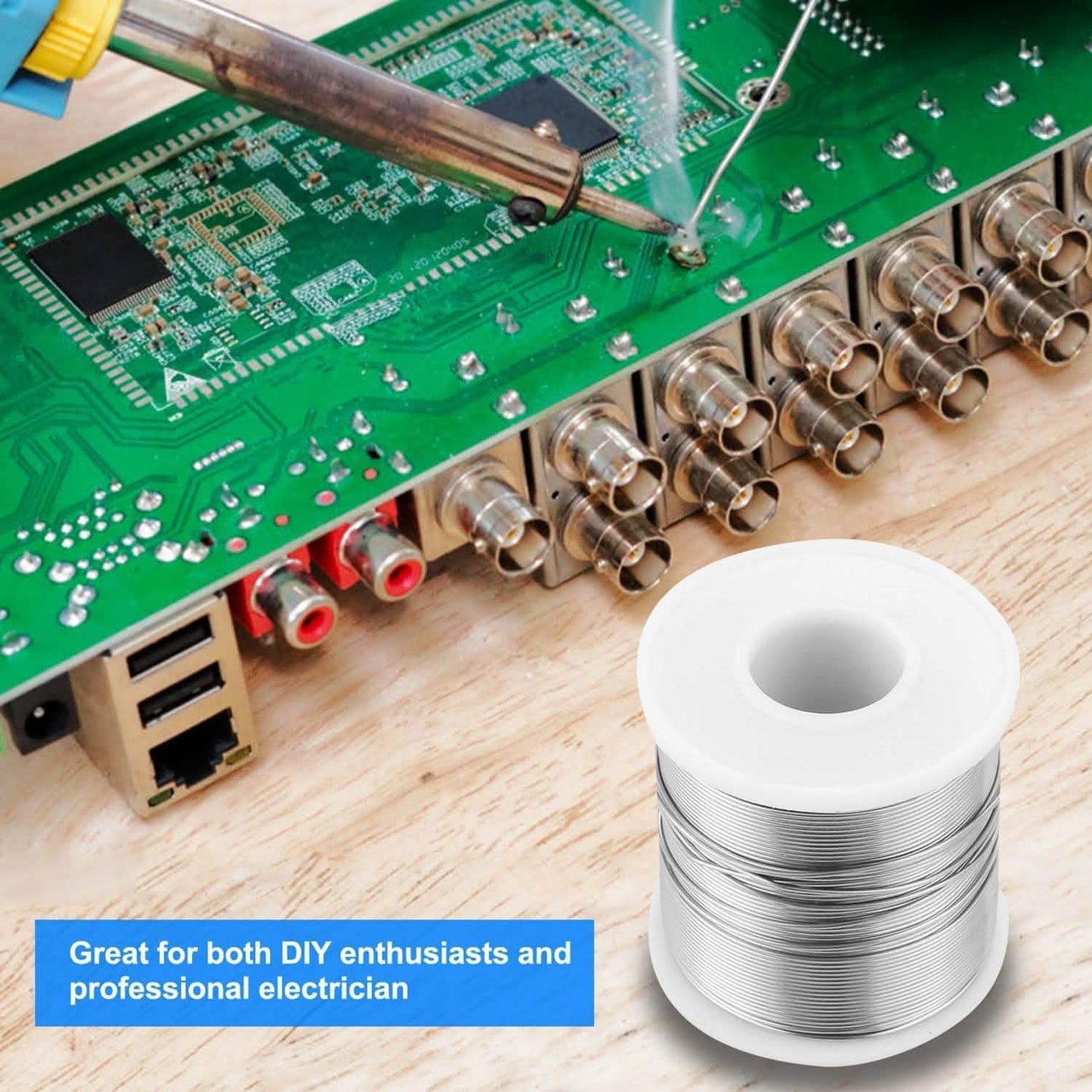 60/40 Tin Lead Rosin Core 0.8mm 1.7% Flux Electrical Solder Wire