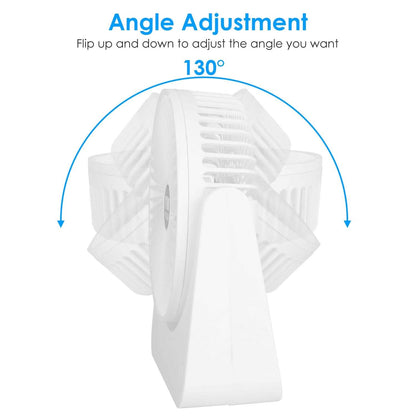6.5" Desk Fan USB Powered 3 Speeds