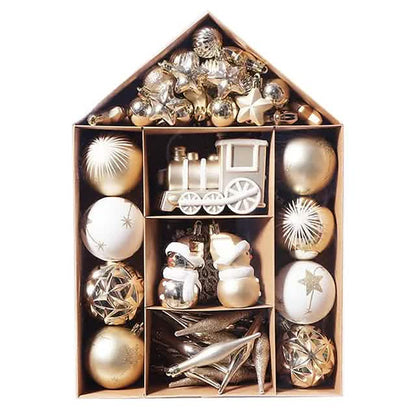 70-Pieces Set: Christmas Tree Decorations Christmas Ball