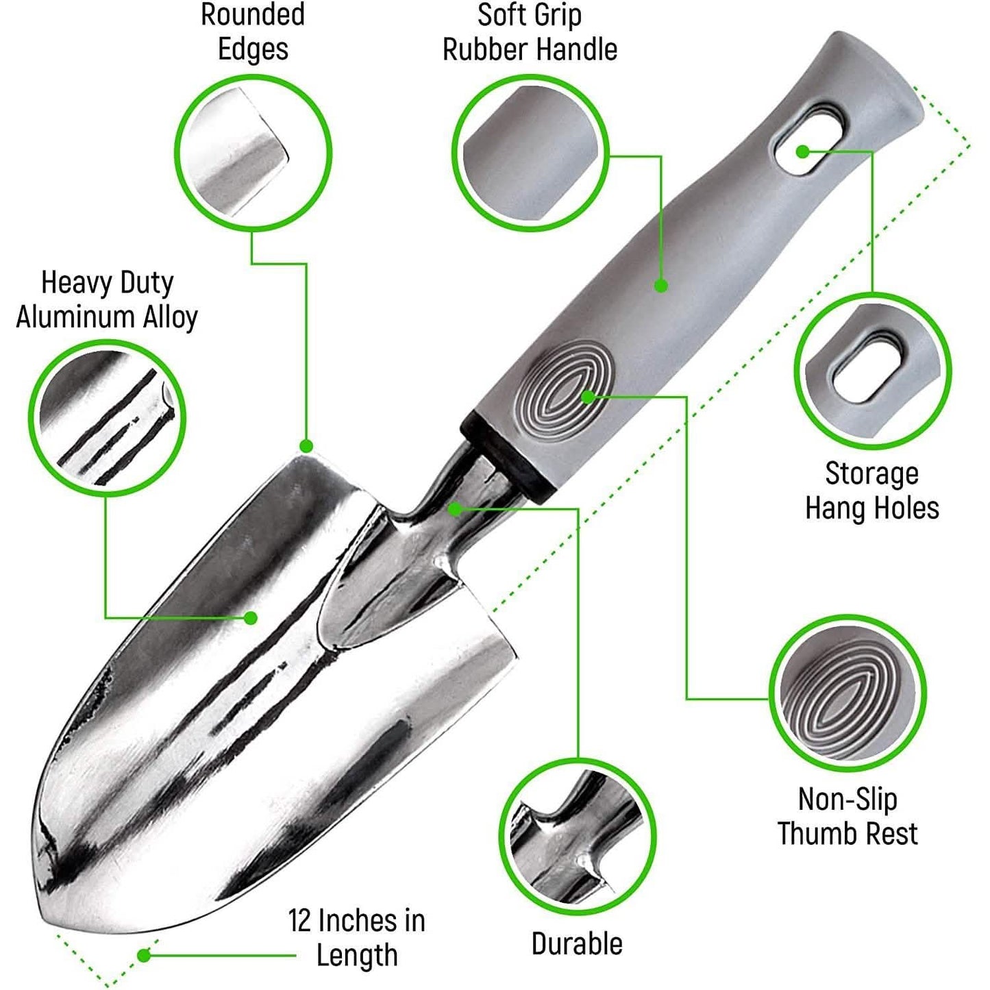 9-Piece: Heavy Duty Aluminum Alloy Gardening Tools Set