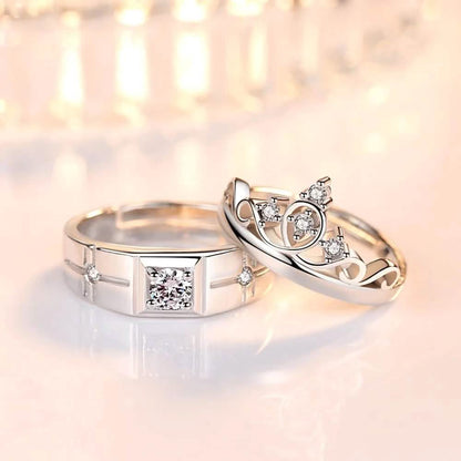 925 Sterling Silver New Jewelry Fashion Couple Ring