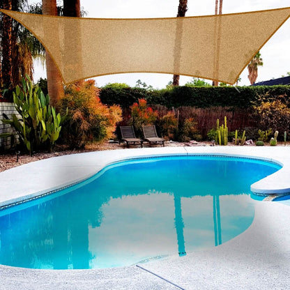98% UV Block Awning Shelter Rectangle Shade Sails Top Canopy