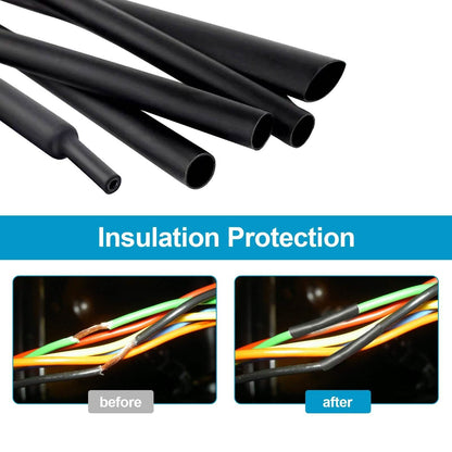 98Ft Heat Shrink Tubing Roll Waterproof Insulation Sealing