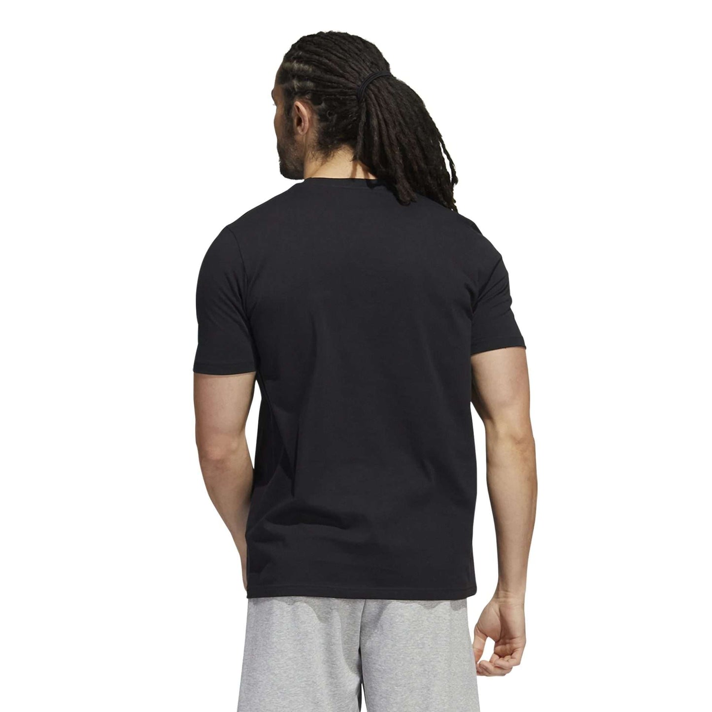 adidas Men's Sketch Linear Graphic T-Shirt - Black