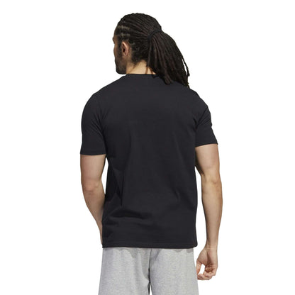 adidas Men's Sketch Linear Graphic T-Shirt - Black