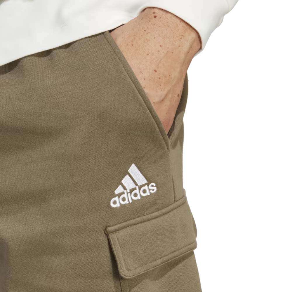 adidas Men's Essentials Cargo Shorts - Olive Strata