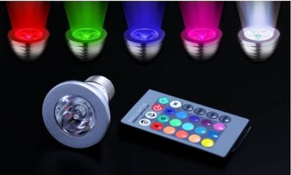 2-Pack: Magic Light Color-Changing LED Light Bulbs with Remote Control