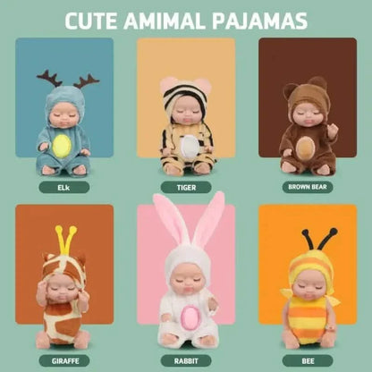 Adorable 4.3" Reborn Doll - Mini Cute Sleeping Youngsters Series