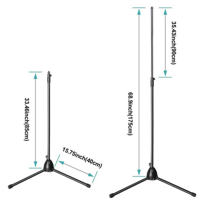 AGPtEK Condenser Microphone Stand with Non-Slip Feet