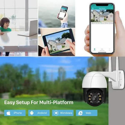 AI Human Detection Wireless Home Security Camera