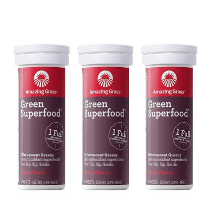 Amazing Grass Green Superfood Water Flavoring Tablet with Antioxidants and Alkalizing Greens