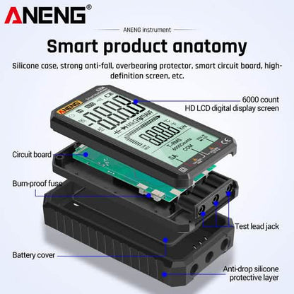 ANENG 4.7-Inch LCD Display 6000 Count AC/DC Digital Multimeter