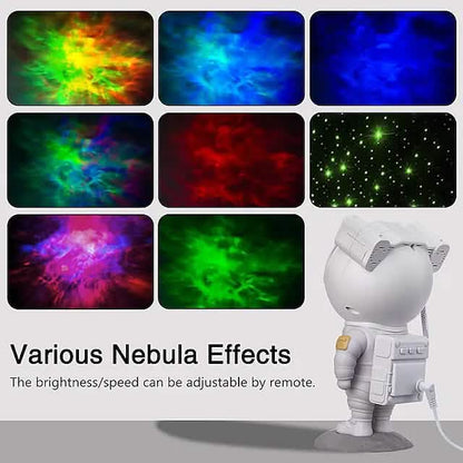 Astronaut Galaxy Starry Sky Projector with Timer Remote