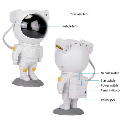 Astronaut Star Projector Light with Remote Control