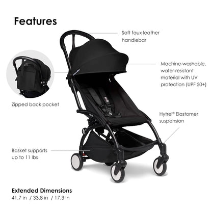 BABYZEN YOYO2 Stroller Lightweight & Compact - Black (Refurbished)
