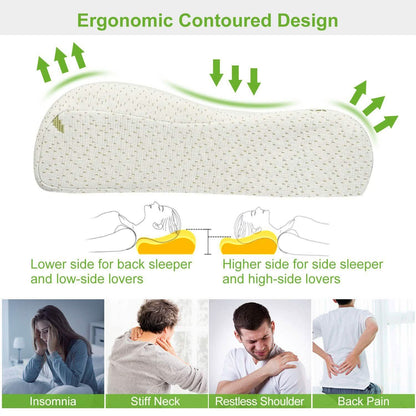 Bamboo Memory Foam Sleep Pillow