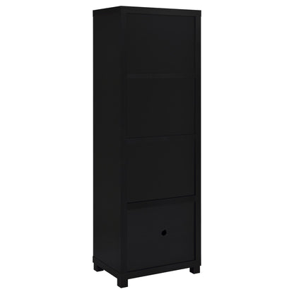 Sachin 3-piece Entertainment Center 79-inch TV Stand Black