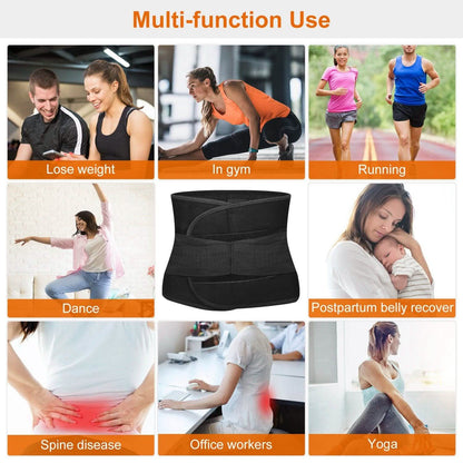 Belt Lower Back Brace Pain Relief Waist Wrap Band