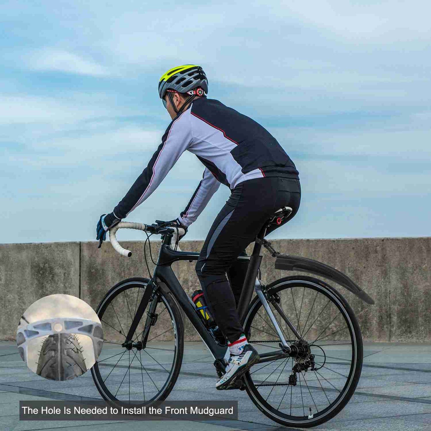 Bicycle Fender Set Adjustable Mudguards