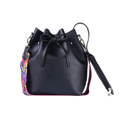 Bucket Bag with Boho Strap