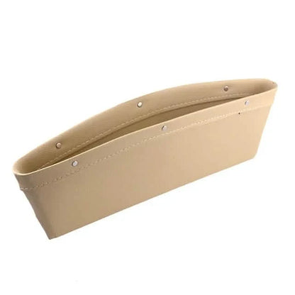Car Organizer PU Leather Seat Slit Gap Pocket Storage