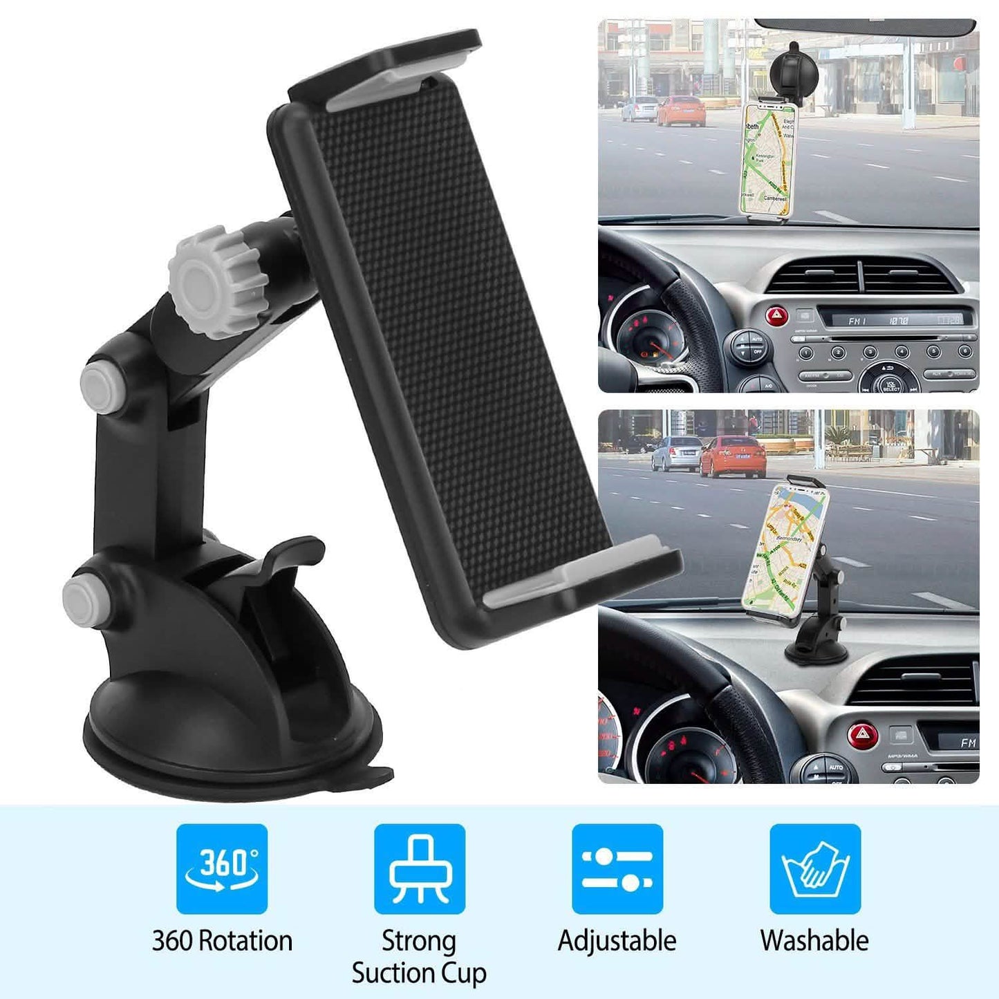 Car Phone Holder Mount Dashboard Tablet Stand Holder