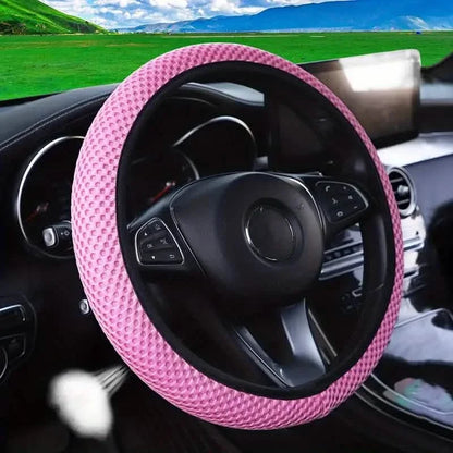 Carbon Fiber Sports Steering Wheel Cover